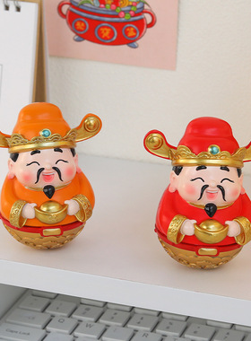 柏顺热卖新款不倒翁财装饰摆件