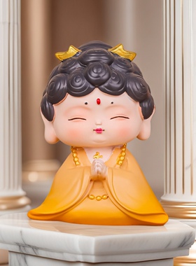 观音佛祖桌面装饰小摆件
