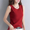 Loose cotton sleeveless vest cotton wide shoulder straps