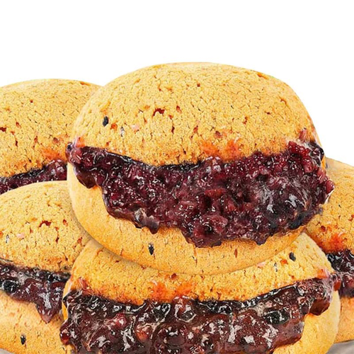 雪溪五黑紫米麻薯面包球香甜软糯营养健康代餐饱腹营养早餐下午茶 - 图3