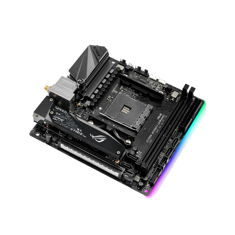 Asus/华硕 STRIX B450I B550IB550吹雪迷你ITX主板4650G4750G套装 - 图1