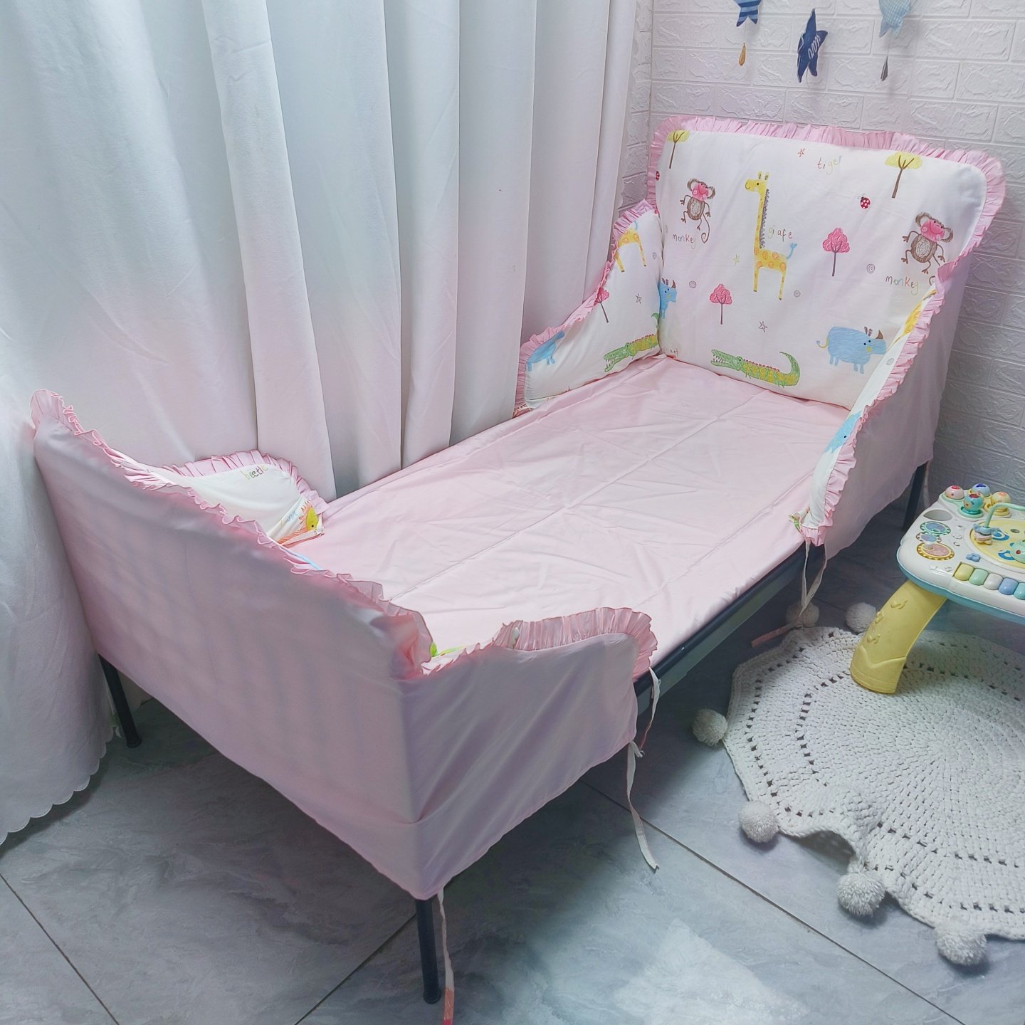 定做适配于宜米隆床床围I纯棉儿童床品宝宝家婴儿床上用品套件,淘宝优惠券,粉丝福利购,淘宝优惠卷