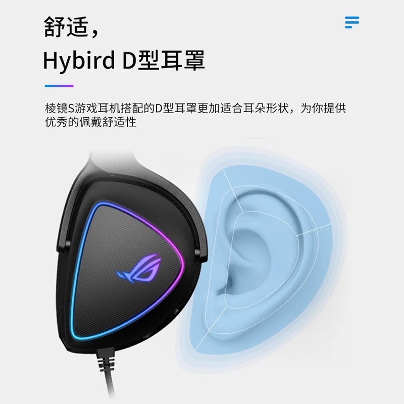 ROG Prism February Obsidian White Headphones