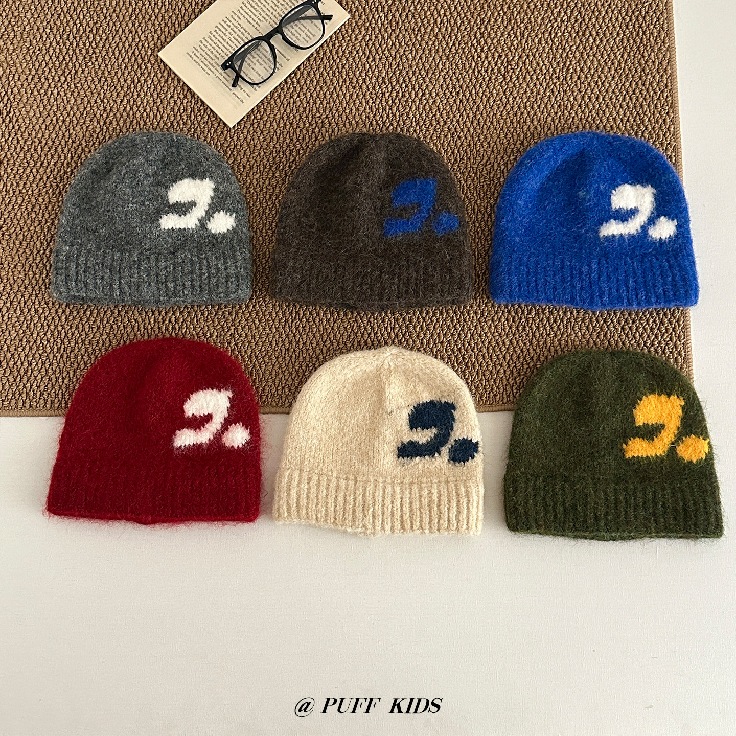 儿童帽子韩系ins风针织帽秋冬季男女宝宝简约保暖护耳毛线套头帽,淘宝优惠券,粉丝福利购,淘宝优惠卷