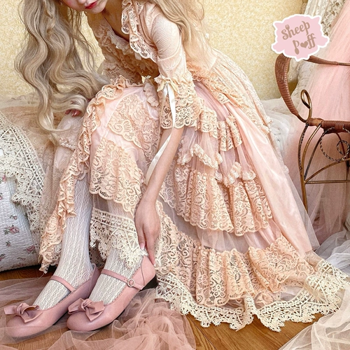 [Пятно] Немного круглый и яркий матовая хлопчатобумажная туфли лолита девочка милая мягкая девушка круглая голова лук