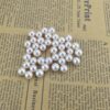 Natural color freshwater pearl particles 3-12-13MM round free punched loose beads loose beads handmade ring pendant
