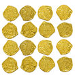 西班牙加勒比海盗金币Doubloon仿真玩具硬币道具儿童奖励金银铜币