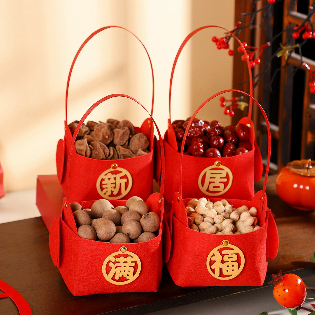 新居装饰用品喜庆新家搬家手提摆件进宅大吉入宅仪式乔迁之喜布置,淘宝优惠券,粉丝福利购,淘宝优惠卷