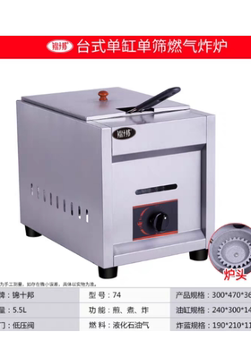 商用电炸炉油炸锅油条机摆摊炸串小吃炸炉大容量炸鸡薯条全套