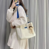 Сумка через плечо, вместительная и большая модная сумка на одно плечо, коллекция 2022, в корейском стиле