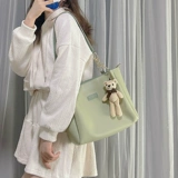 Сумка через плечо, вместительная и большая модная сумка на одно плечо, коллекция 2022, в корейском стиле