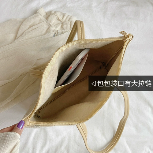 Вместительная и большая сумка на одно плечо, универсальная сумка через плечо, коллекция 2022, в западном стиле