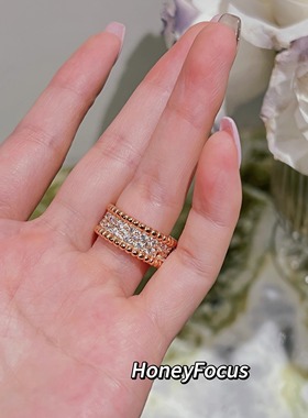 戒指HONEYFOCUS925银新款欧美女