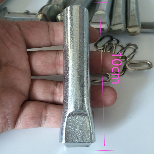 椭圆形气眼扣手敲卷边安装工具长方形鸡眼扣安装冲子空心铆钉模具 - 图0