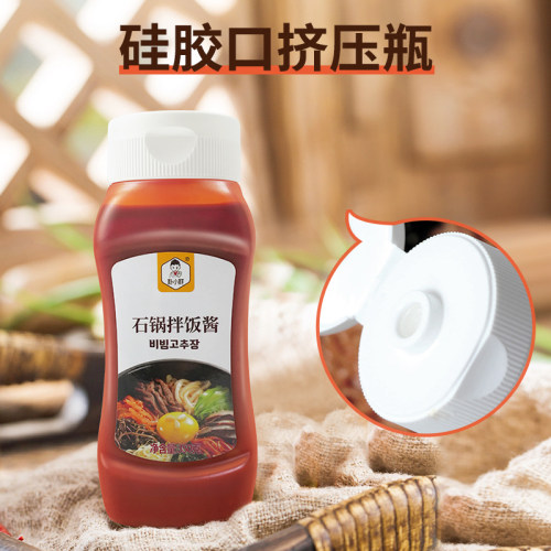 朴小样韩式石锅拌饭酱 米饭村拌饭辣椒酱拌面下饭菜酱甜辣酱料 - 图1