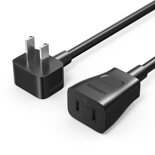 Rallonge d'alimentation à deux prises Greenlink