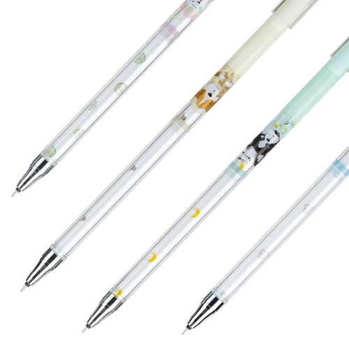 Стираемая ручка-ластик для школьников, черная ручка-роллер, 0.5мм