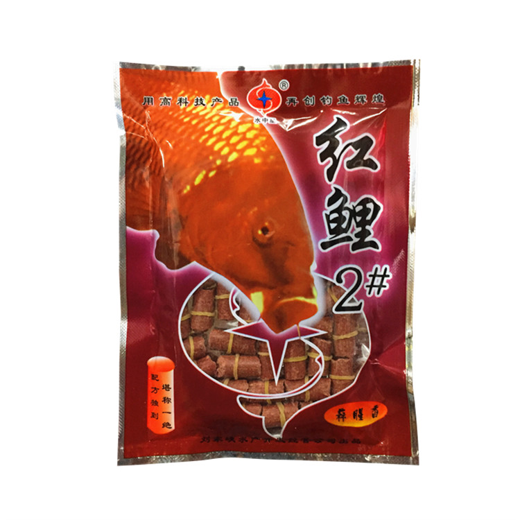 水中星红鲤2号3号养殖182鲫鱼鲤鱼饵料带皮筋颗粒钓饵料皮筋颗粒 - 图0