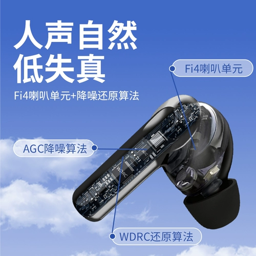 沐光 Специальные подлинные слуховые аппараты для пожилых людей для услышания и спины, беспроводные невидимые наушники для молодежи для молодых людей