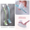 Long-handled toilet brush set, home toilet soft-bristled brush, multi-functional toilet cleaning brush, special toilet brush