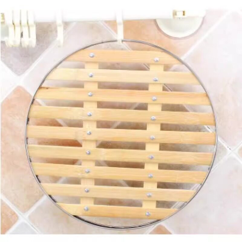 Bamboo grate bamboo steaming sheet steamer grate steaming grid steaming sheet steamed buns household bamboo mat steamer tray mat large iron pot kitchen