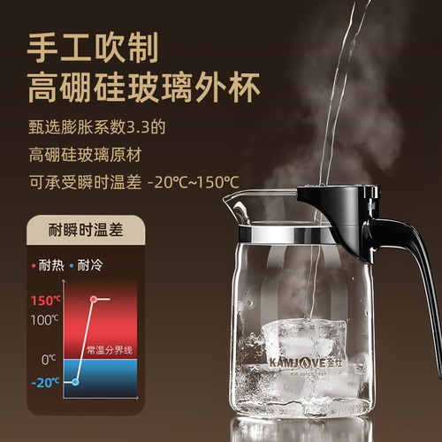 金灶飘逸杯泡茶壶茶水分离飘逸杯过滤冲茶器2026新款茶杯茶具家用 - 图1