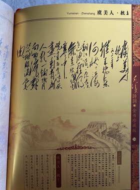 毛泽东选集金书珍藏版经典全集毛主席著作诗词精选集伟人摆件收藏