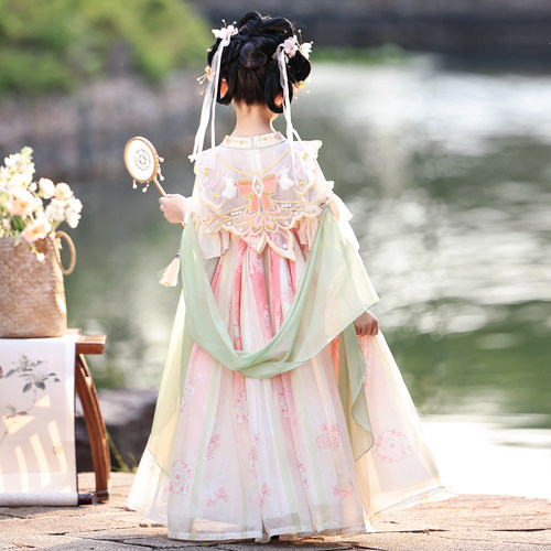 汉服女童2026新款夏装小女孩古风裙子公主裙夏季儿童连衣裙中国风 - 图2