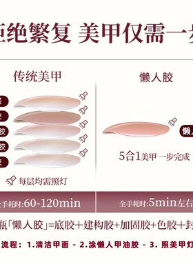 墨尔本宝石蓝色懒人猫眼一步胶指甲油胶2026年新款夏季五合一猫眼