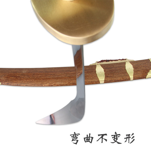 太极刀 不锈钢正品龙泉锋远宝剑 半硬软刀表演武术响刀晨练未开刃 - 图2