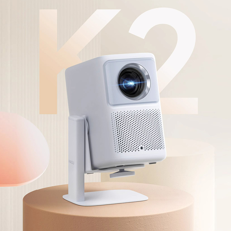 【政府补贴至高立减15%】哈趣K2云台投影仪家用超高清高亮新款小型学生宿舍办公便携可连手机无线投屏