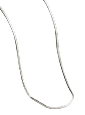 方蛇链项链45CM50CM个性1.5MM钛钢不锈钢锁骨链