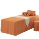 Beauty bed cover single piece massage therapy skin management solid color light luxury beauty salon special bedding cover with holes
