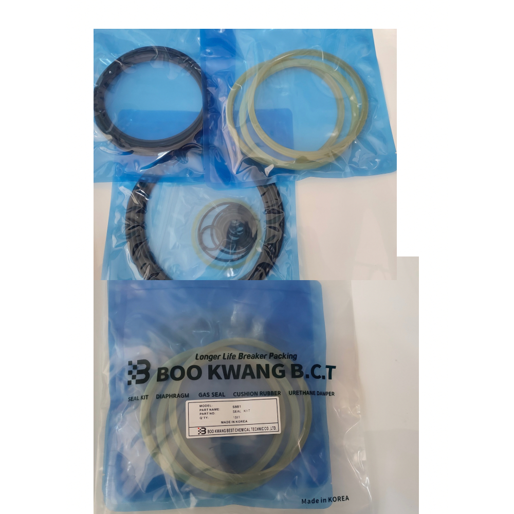 破碎锤油封修理包挖掘机45/53/68/75/85/100密封件 - 图1