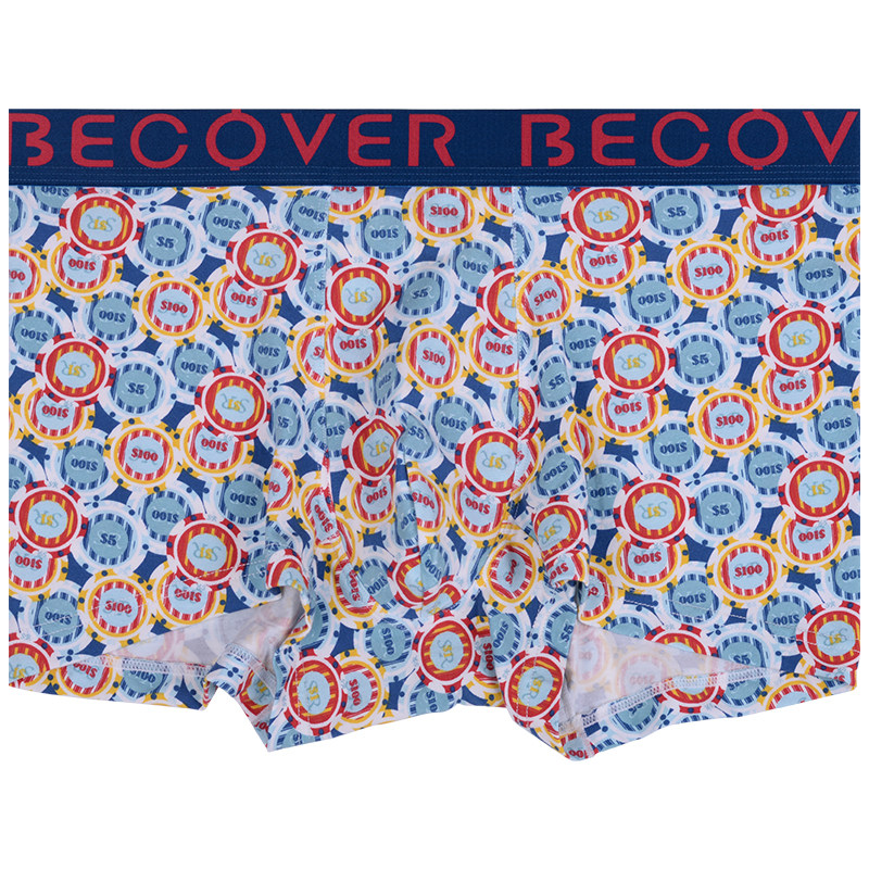 德国舒雅内裤男士女士情侣17755T舒美棉纯棉时尚低腰青年平角短裤,淘宝优惠券,粉丝福利购,淘宝优惠卷