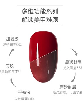 颜蕊底胶封层甲油胶套装多功能胶