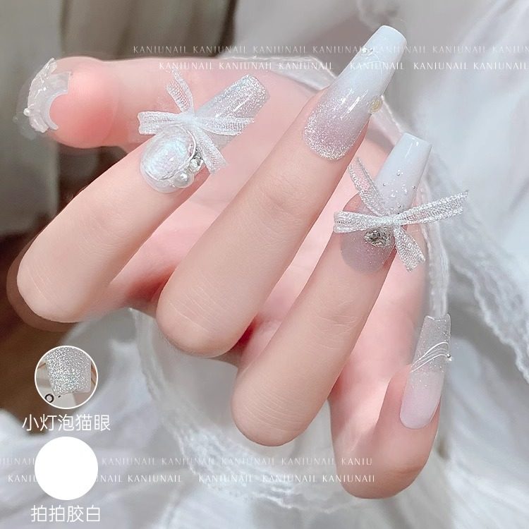 美甲饰品细闪蕾丝蝴蝶结指甲装饰小配件2026新款 diy材料仙气配饰,淘宝优惠券,粉丝福利购,淘宝优惠卷