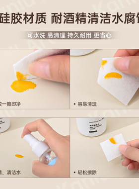 美甲新款加大皮革桌垫双面防水