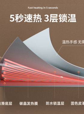 智能加热美甲桌垫热胶暖手垫