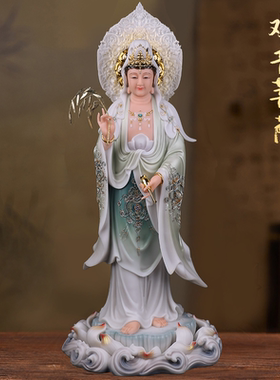 西方三圣神像阿弥陀佛观