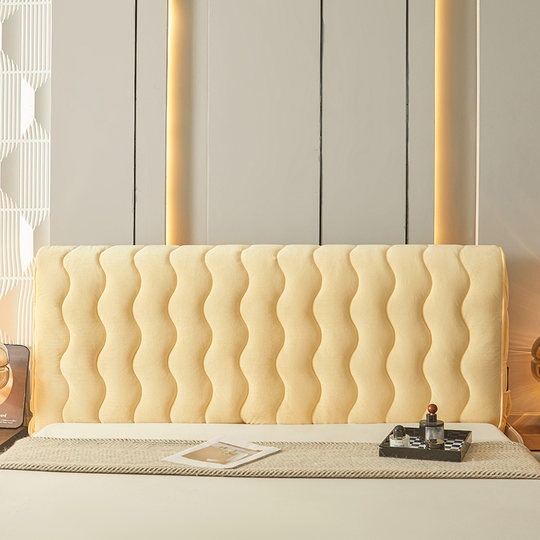 Bedside cover 2024 new Class A baby velvet high quality four-season universal cotton anti-collision head dustproof cover custom