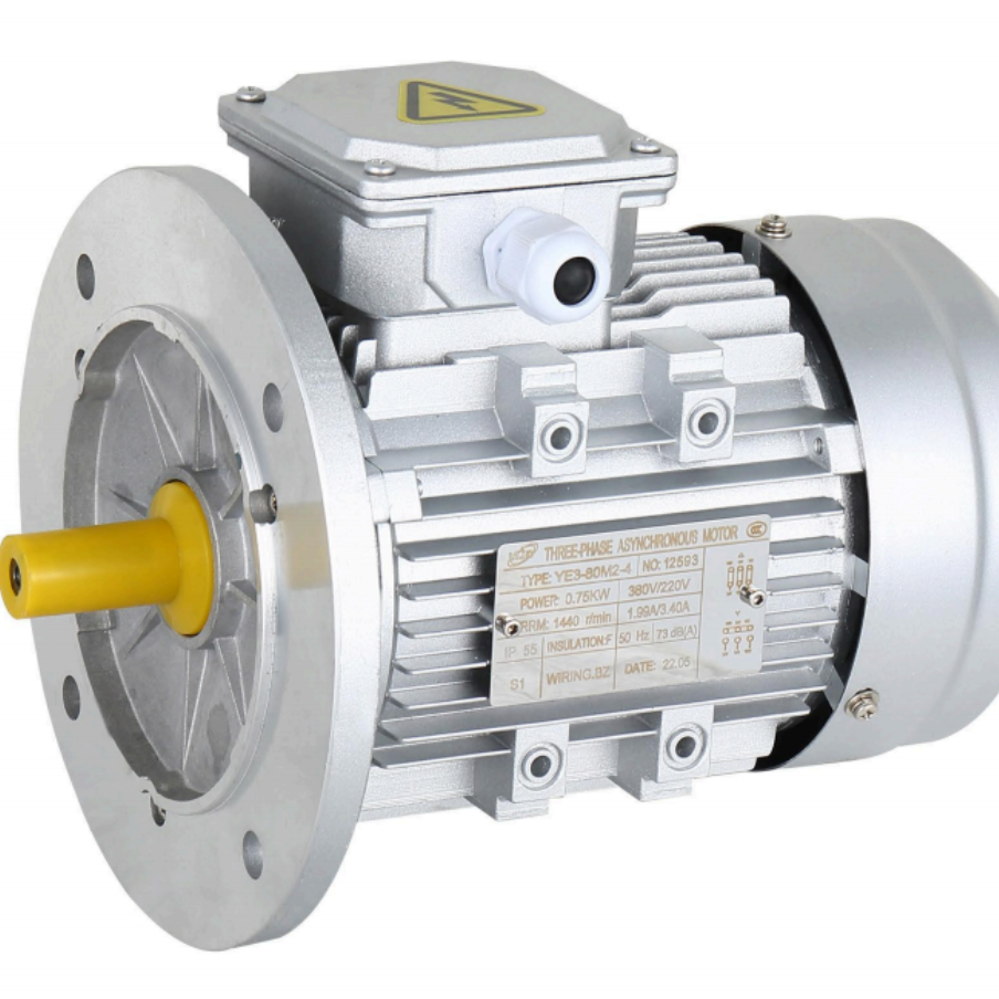 YS铝壳电机2/4级三相异步0.37/0.55/0.75/1.1/1.5/2.2KW国标全铜 - 图0