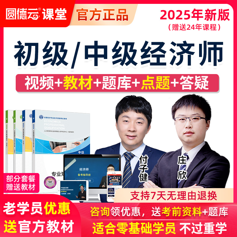 2025年中级知识产权经济师网络课程教材视频课件历年真题库付子健