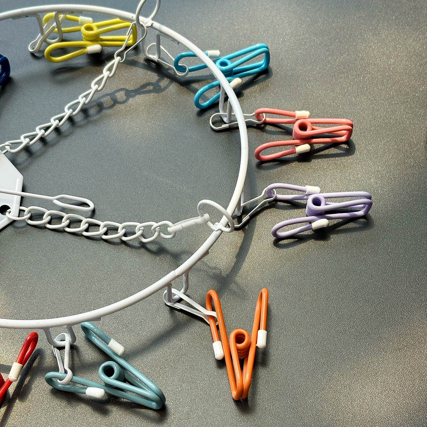 多巴胺彩虹色晒袜子架多夹子圆盘内衣挂钩架阳台防风晾衣架多功能,淘宝优惠券,粉丝福利购,淘宝优惠卷