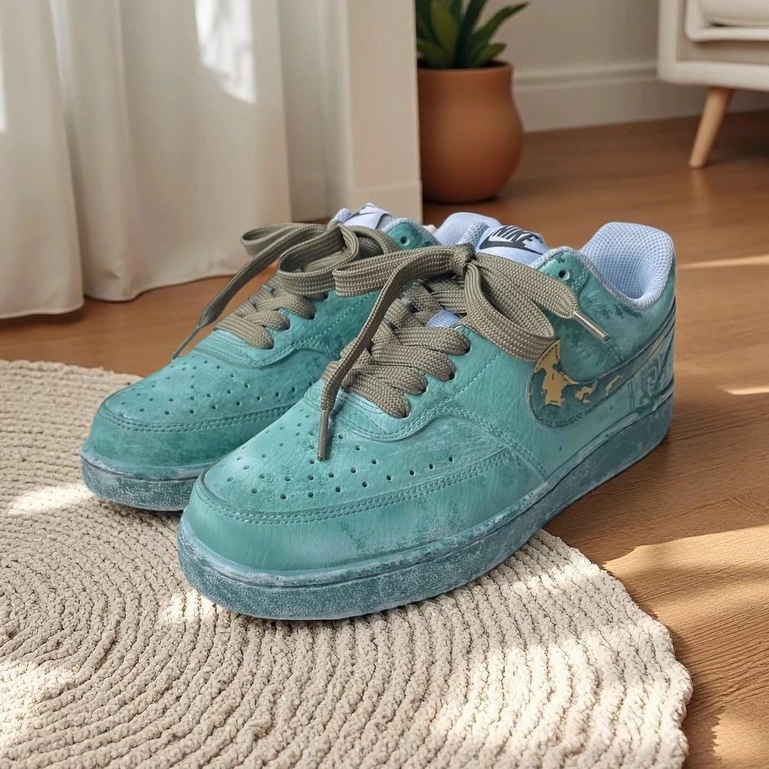 球鞋定制Nike Court Vision 1 Low 搜神记青铜器图腾男女低帮板鞋,淘宝优惠券,粉丝福利购,淘宝优惠卷