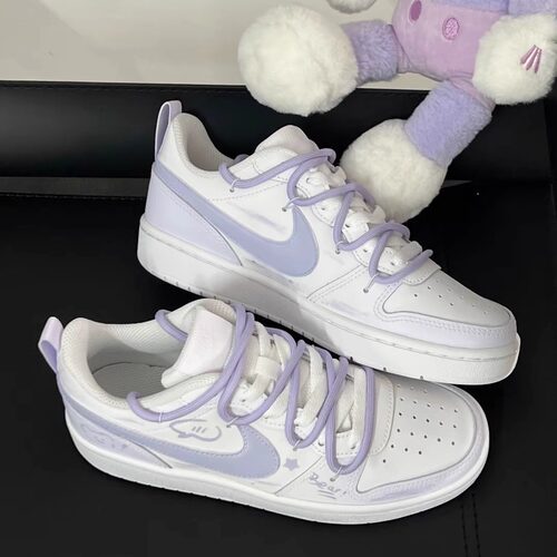 【定制球鞋】Nike Court Borough 芋泥小熊 Nike - 图2
