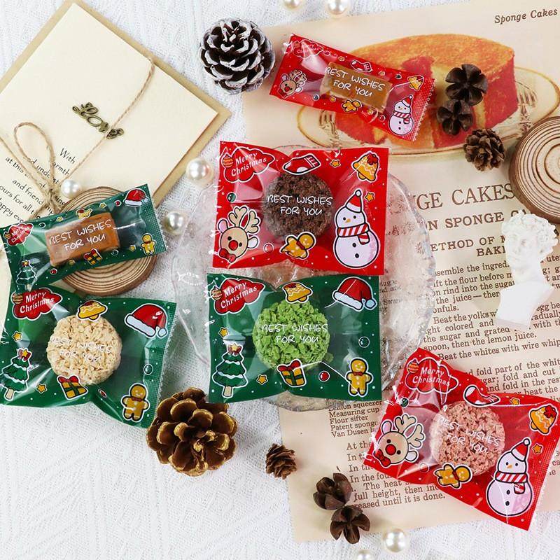 新款圣诞节机封袋雪花酥包装袋糖果曲奇饼干牛轧糖专用袋,淘宝优惠券,粉丝福利购,淘宝优惠卷