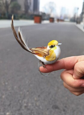 仿真麻雀泡沫小鸟婚庆庭院橱窗