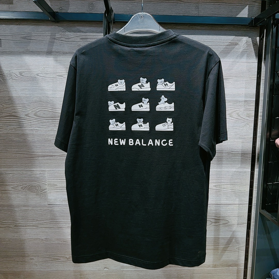 NEW BALANCE NB联名Artist Pack纯棉男女休闲运动短袖T恤5ED26221-图3