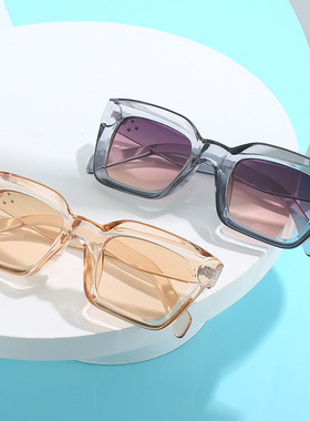 New concave three staple sunglasses Classic sunshade sungla